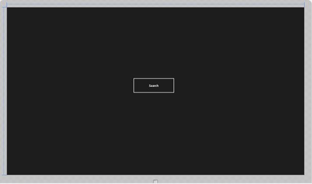 Screen shot of design view